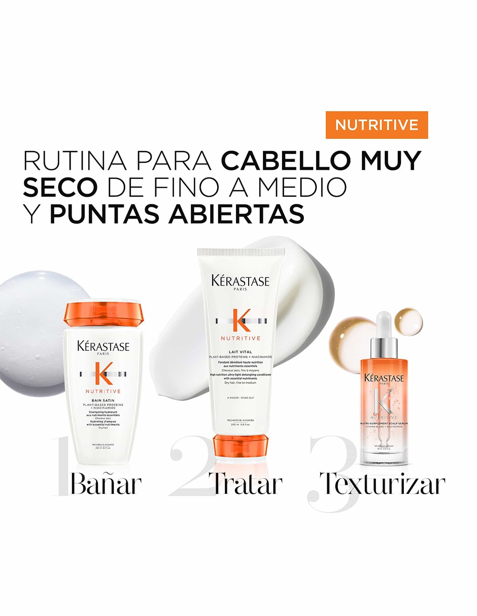 Sérum hidratante para cabello Nutritive de piel seca 5