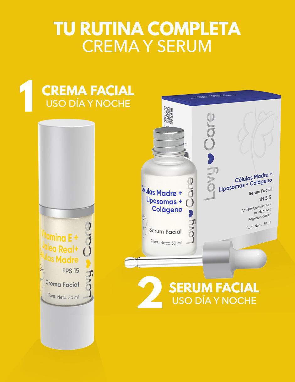 Set de crema facial recomendada para regenerar de día y noche para todo tipo piel 6