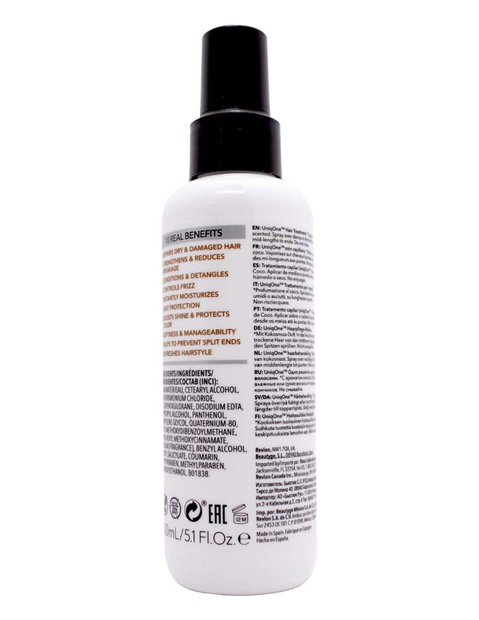 Spray para cabello todo tipo Treatment Coco Uniq One 150 ml 4