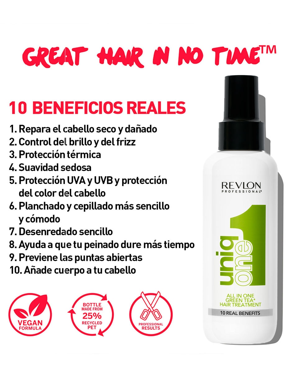 Spray para cabello todo tipo Treatment Green Tea 150 ml 3