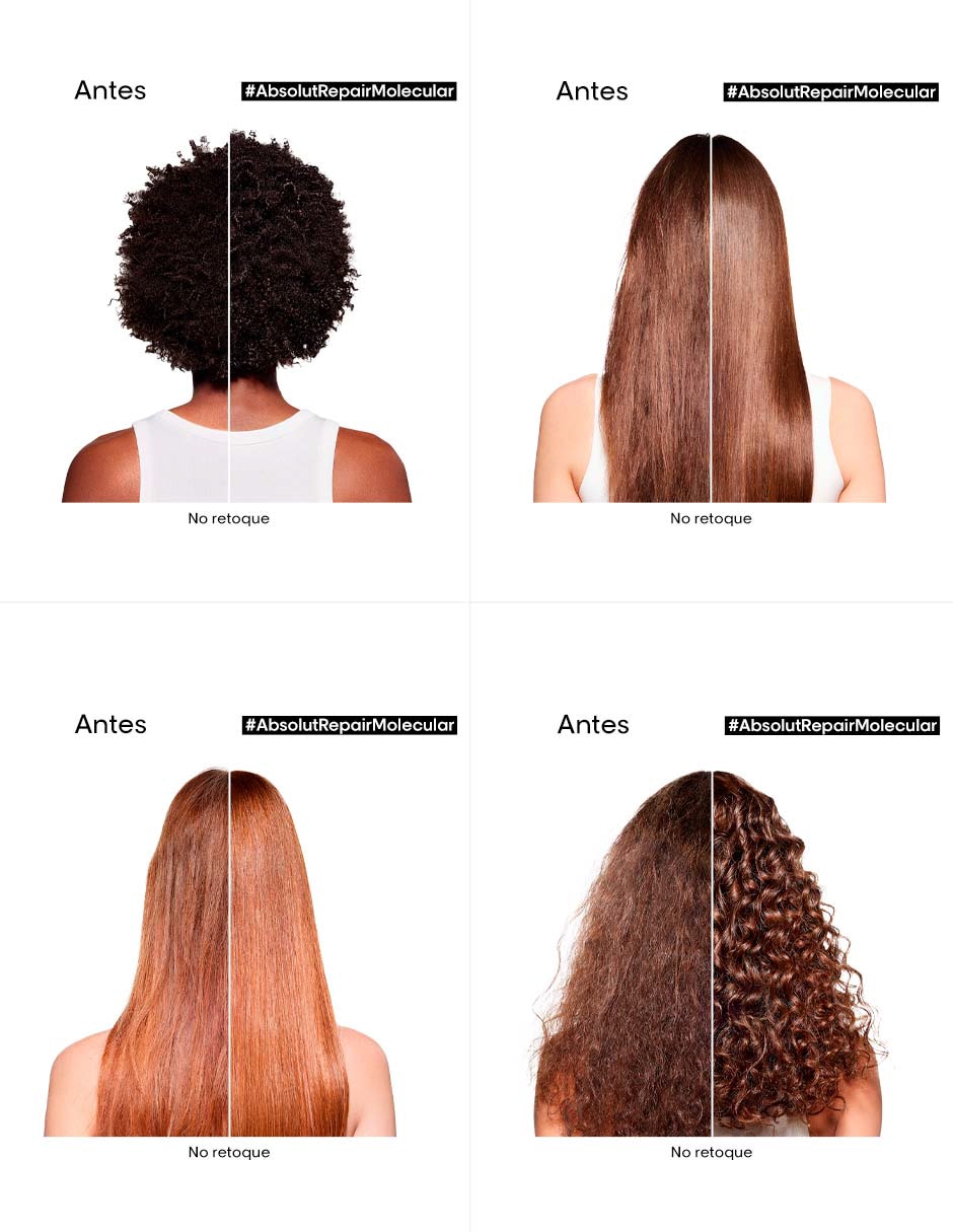 Shampoo reparador para cabello Absolut Repair Molecular 2