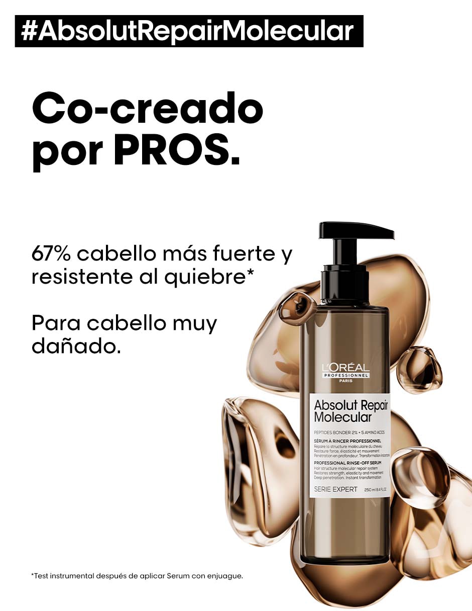 Sérum capilar para cabello Absolut Repair Molecular todo tipo piel 6
