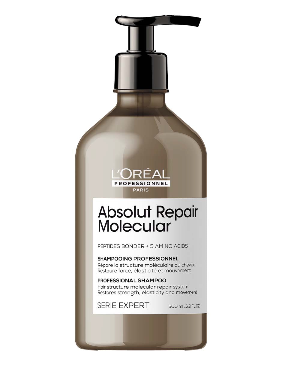 Shampoo reparador para cabello Absolut Repair Molecular Serie Expert