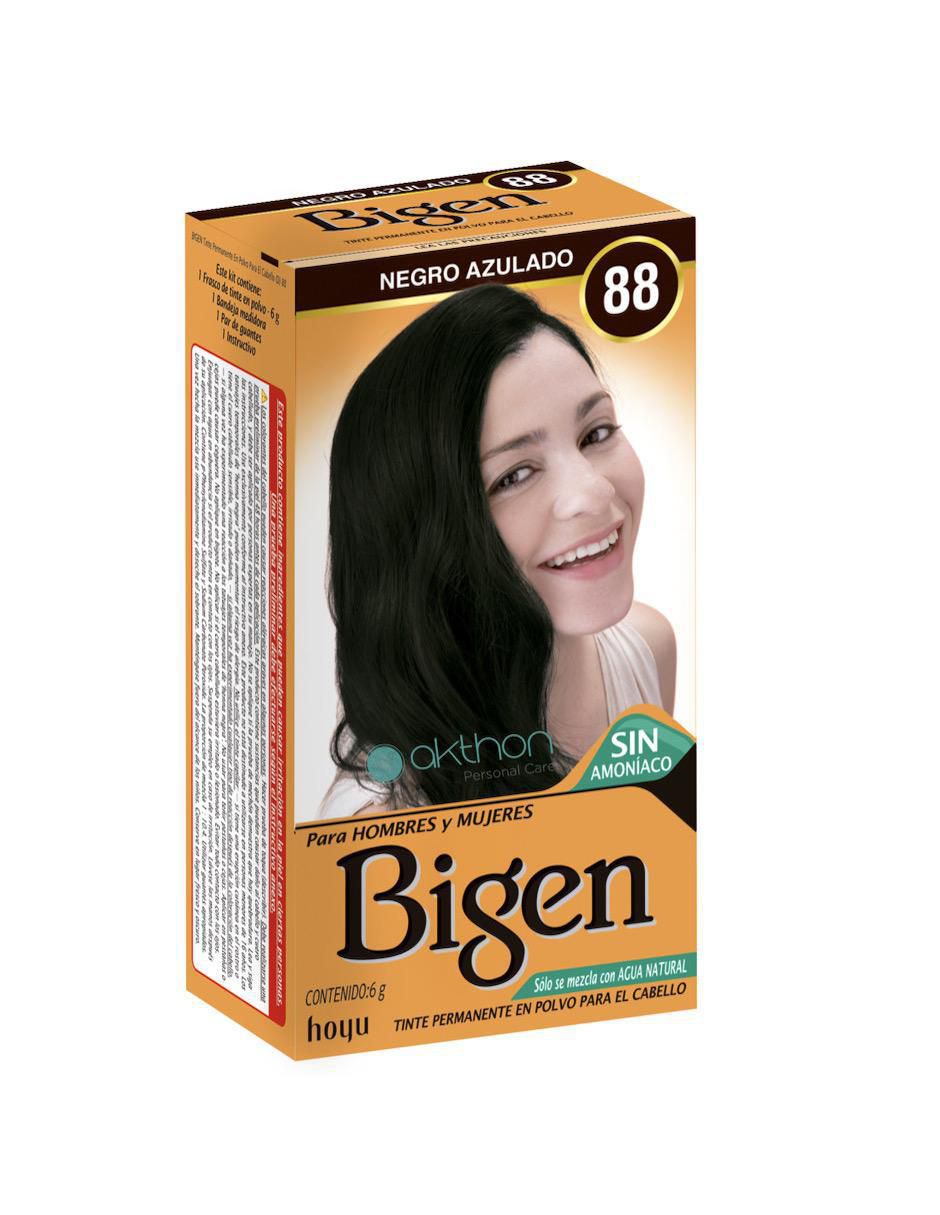 Tinte para cabello permanente en polvo Naturales tono 2.1 negro azulado 2