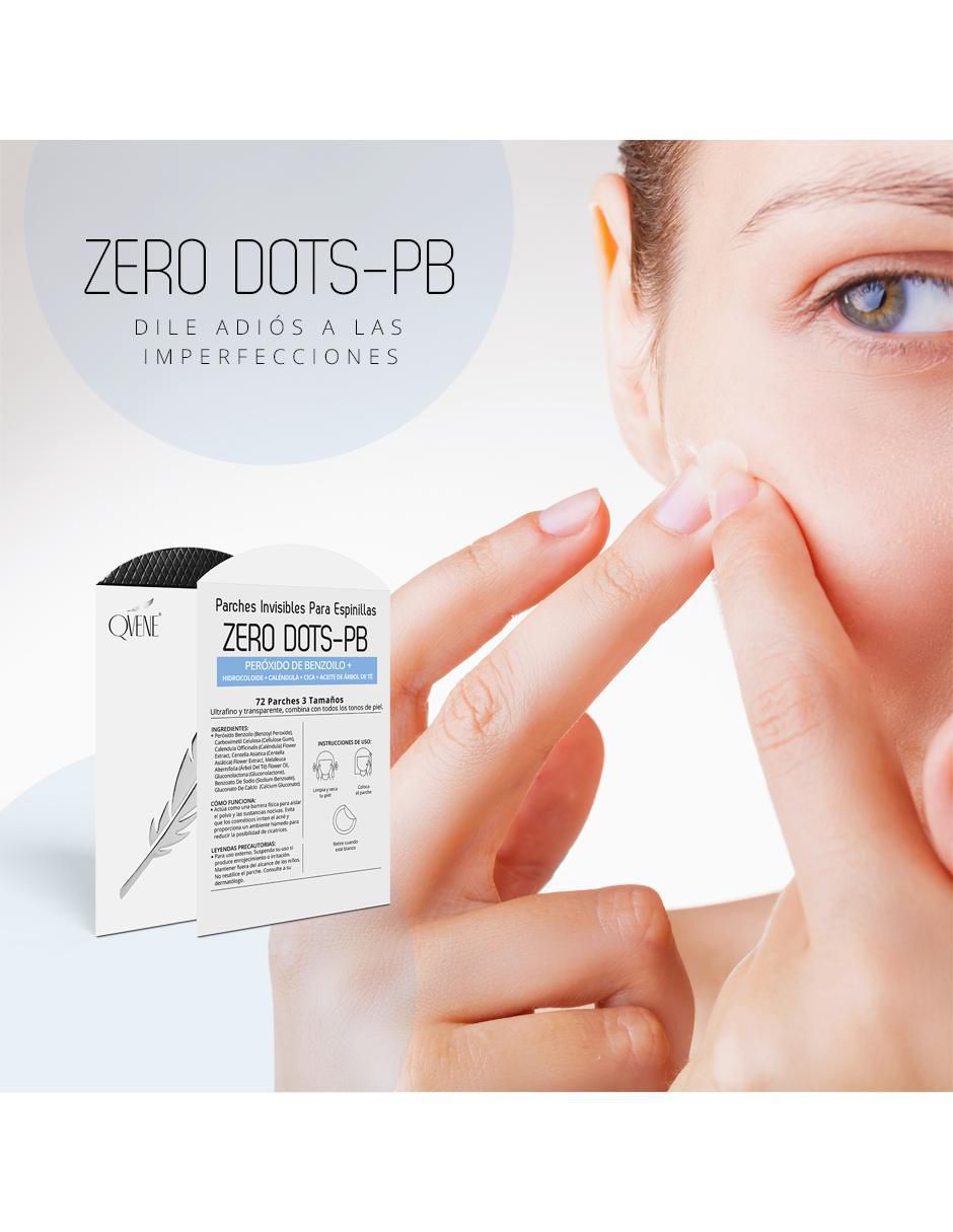 Parches para acné zero dots-pb peróxido benzolio 2