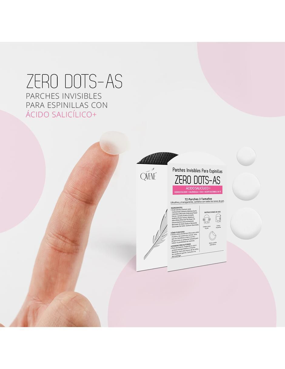 Parches para acné zero dots-as ácido salicílico 3