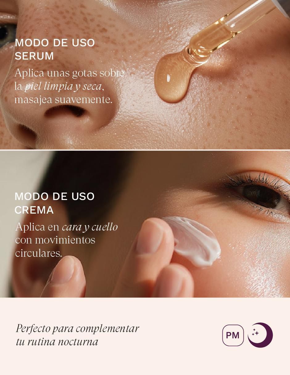 Set tratamiento facial antiarrugas sérum retinol 50ml + hidratante en crema 60ml antiedad 6