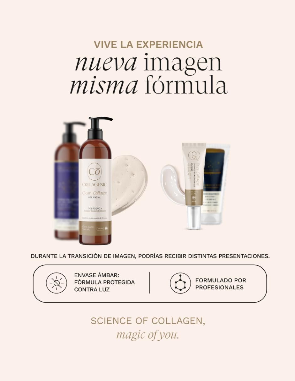 Kit tratamiento facial limpieza e hidratación facial contorno de ojos 25ml + jabón en gel 500ml antiedad 2