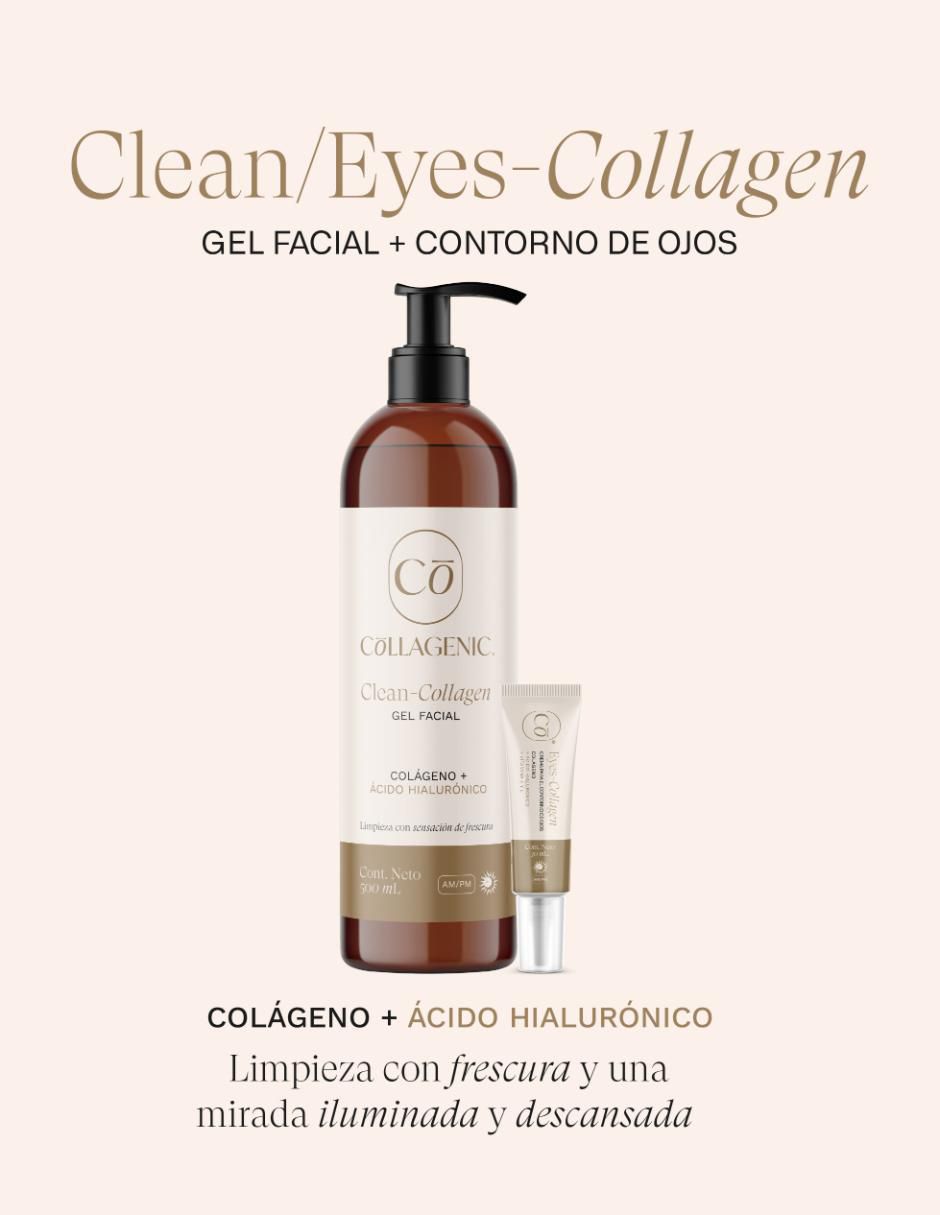 Kit tratamiento facial limpieza e hidratación facial contorno de ojos 25ml + jabón en gel 500ml antiedad 3