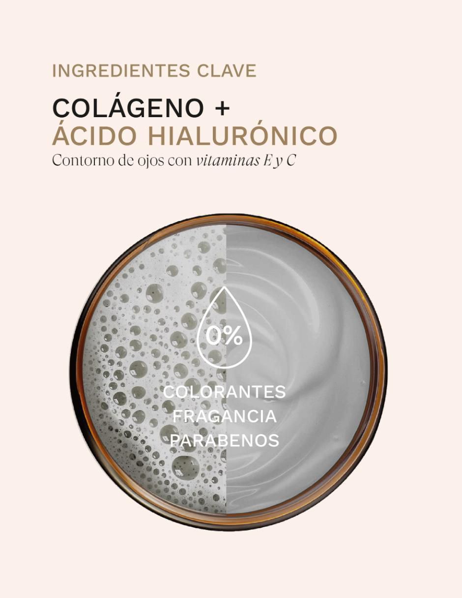 Kit tratamiento facial limpieza e hidratación facial contorno de ojos 25ml + jabón en gel 500ml antiedad 4
