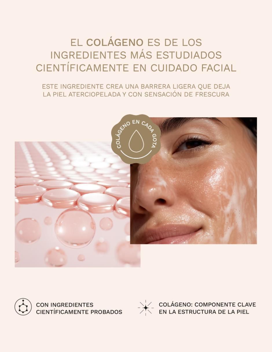 Kit tratamiento facial limpieza e hidratación facial contorno de ojos 25ml + jabón en gel 500ml antiedad 6