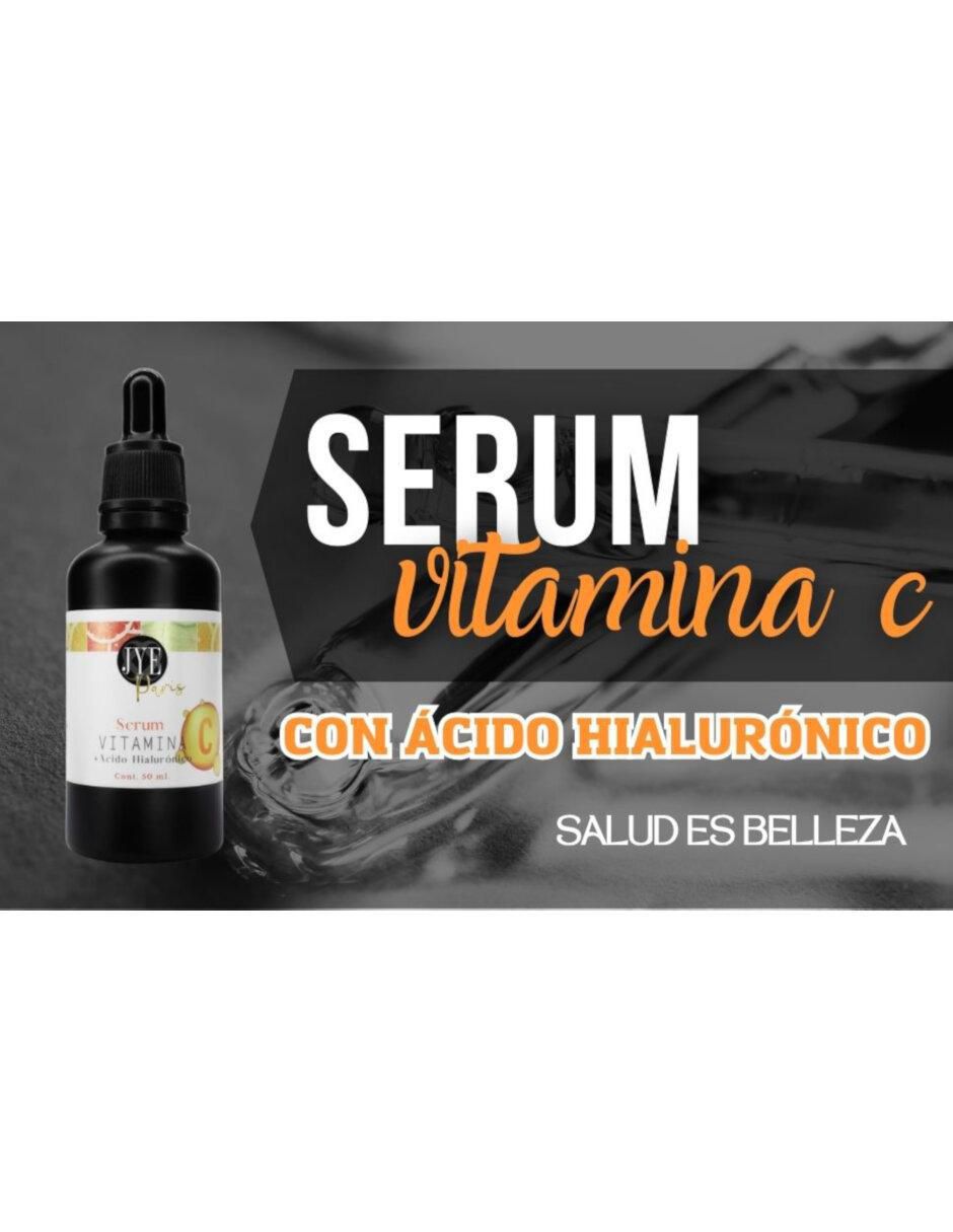 Hidratante facial Serum Vitamina C y Acido Hialuronico 2