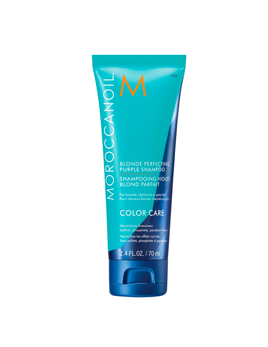 Shampoo matizador de canas para cabello Violeta Rubios Perfectos Cuidado de color