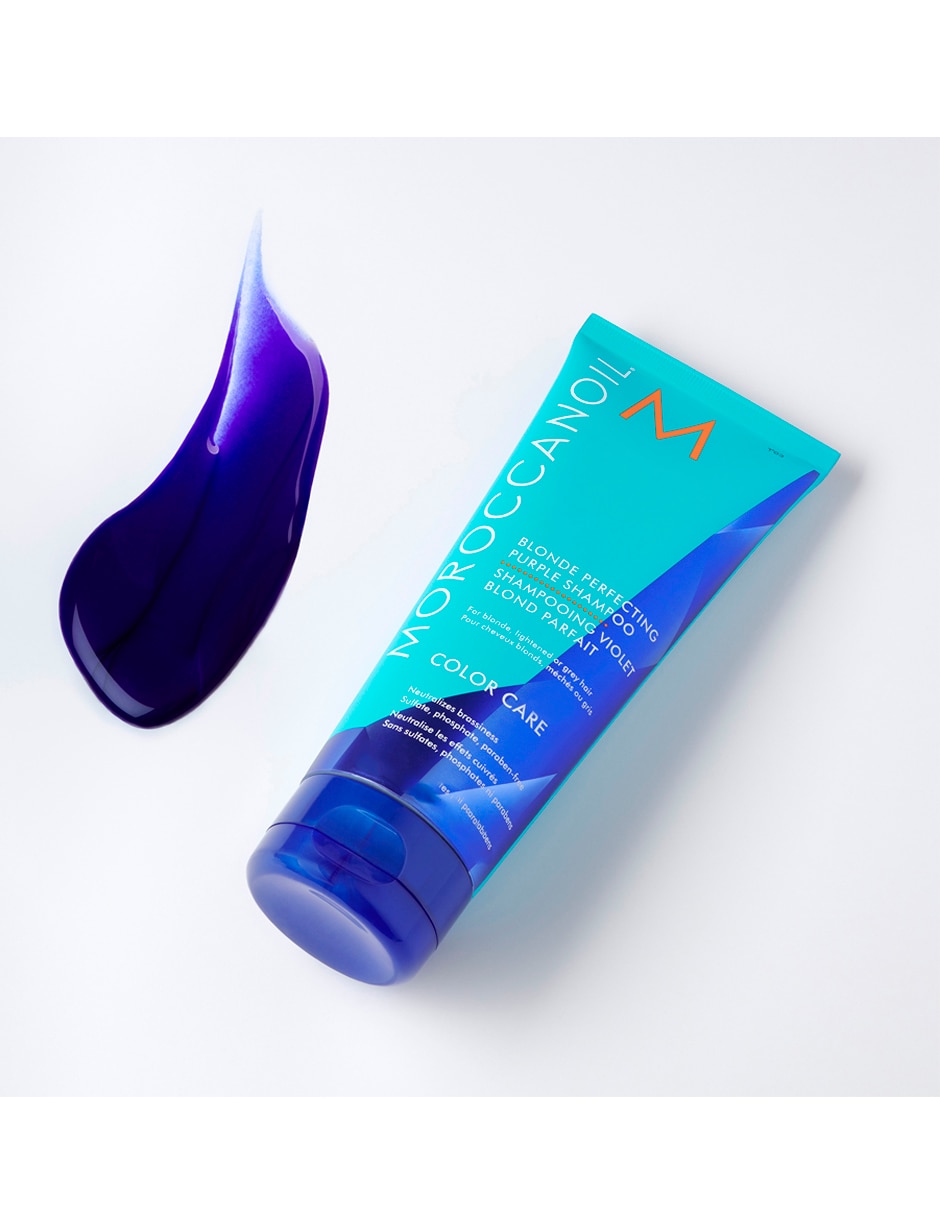 Shampoo matizador de canas para cabello Violeta Rubios Perfectos Cuidado de color 2