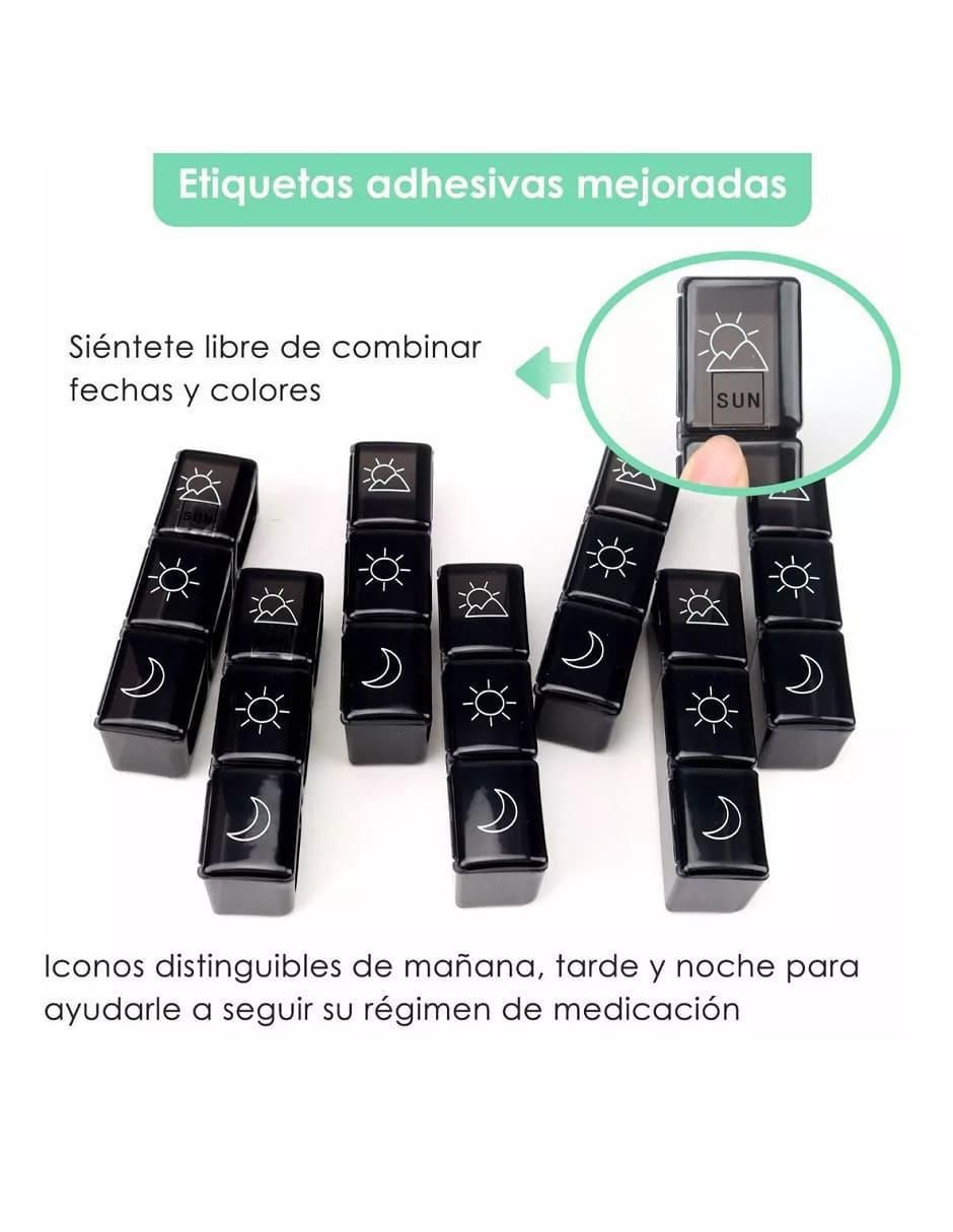 Pastillero 7 compartimentos 2