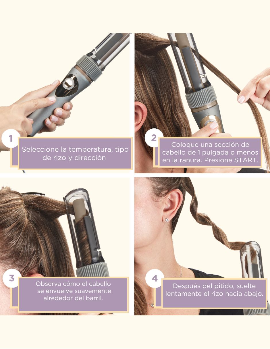 Rizadora de cabello Cd1031es 19 mm de cerámica 6