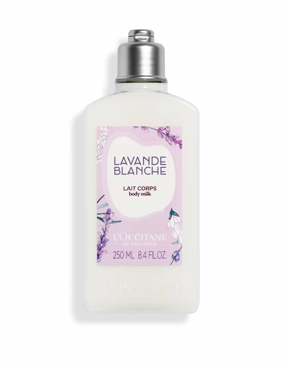 Leche corporal recomendada para hidratar día y noche Lavanda Blanca para todo tipo piel Leche corporal recomendada para hidratar día y noche Lavanda Blanca para todo tipo piel