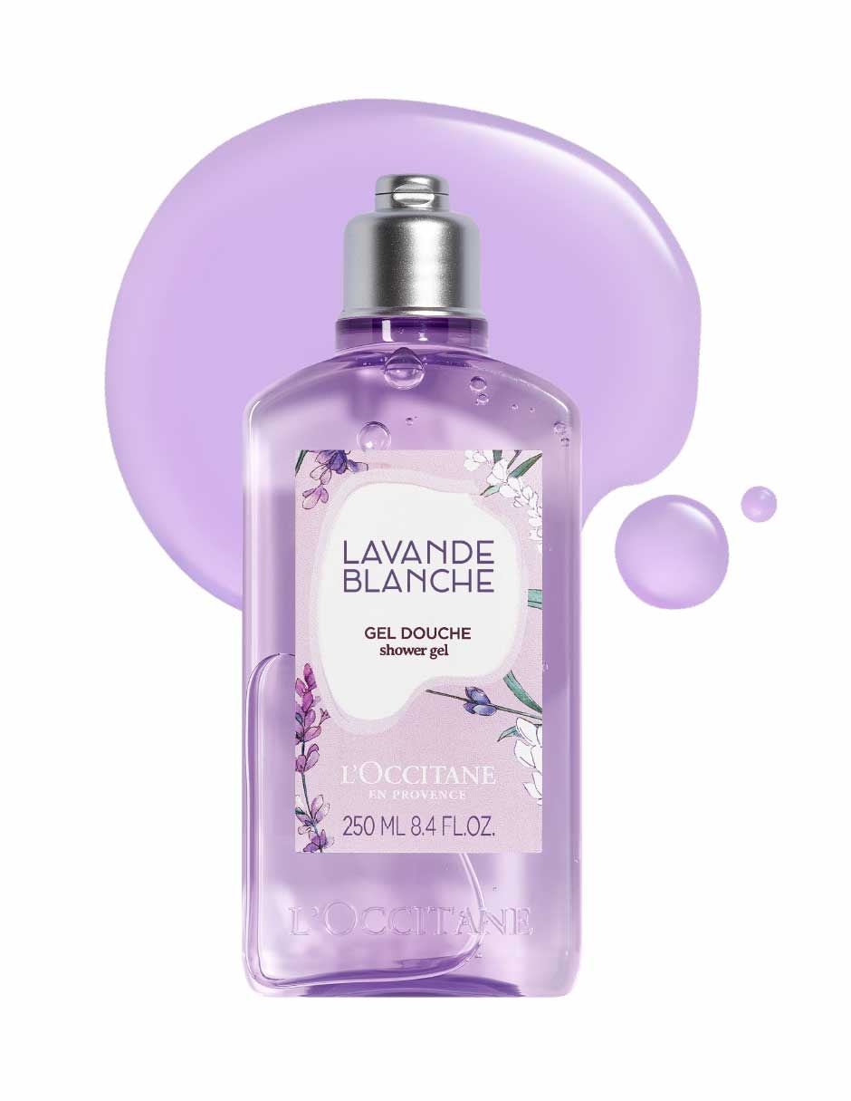 Gel corporal Limpiador lavanda blanca 2