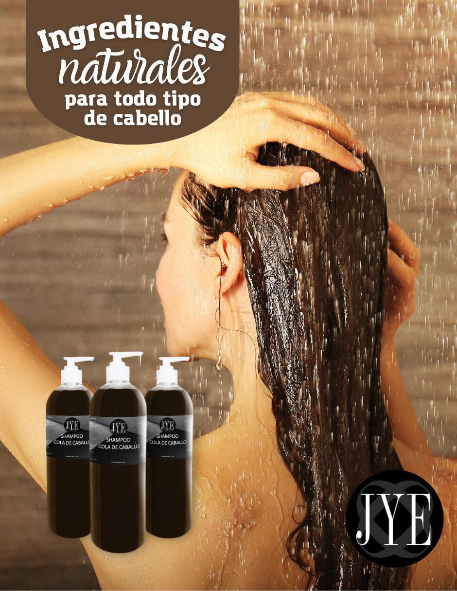 Shampoo anticaída para cabello Cola de Caballo Aceites y lociones 4