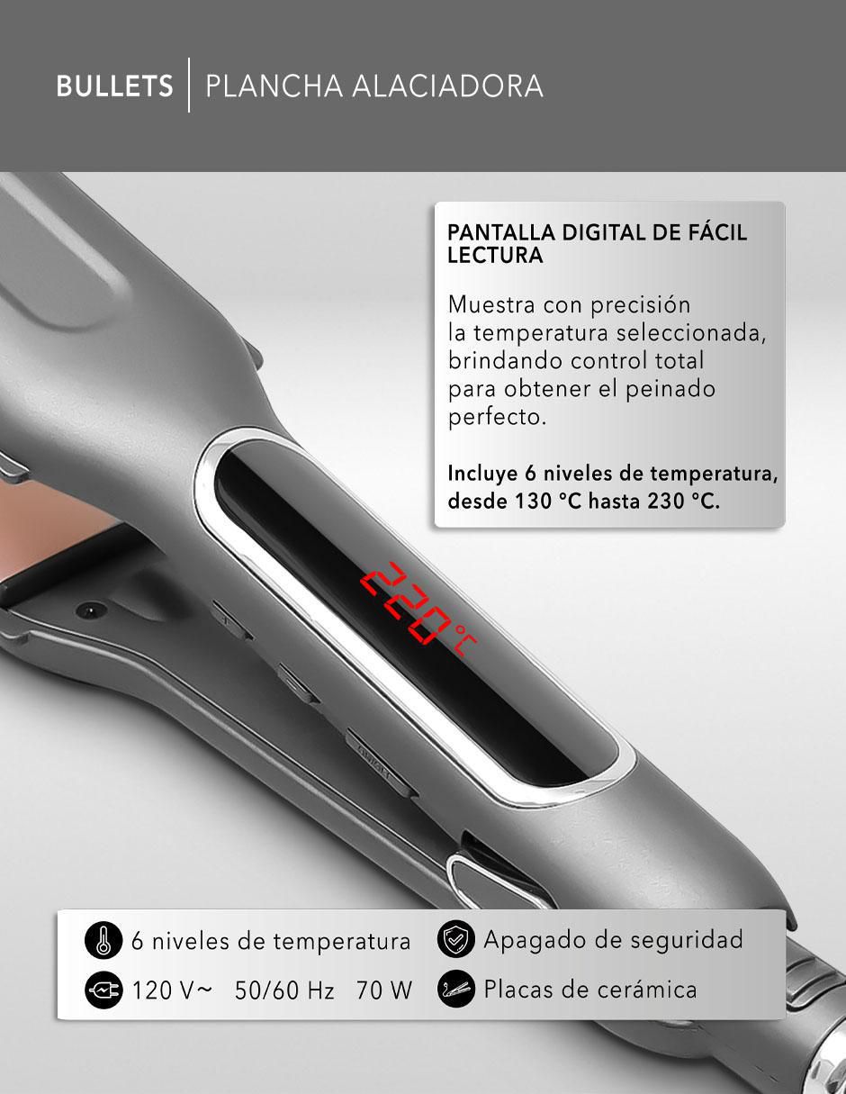 Alaciadora RC-P51 placas de cerámica - iones 2