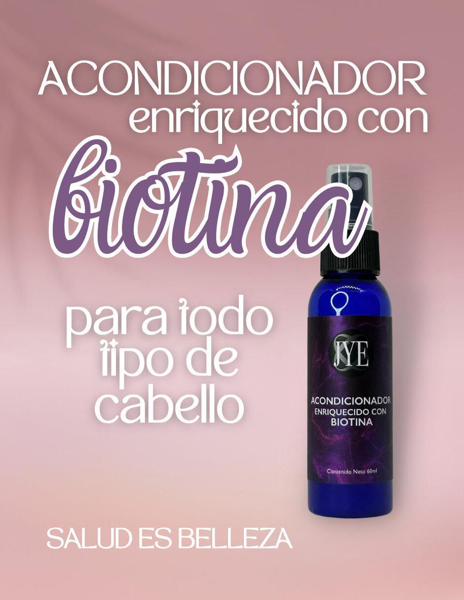 Acondicionador para cabello enriquecido con biotina 60 ml 2