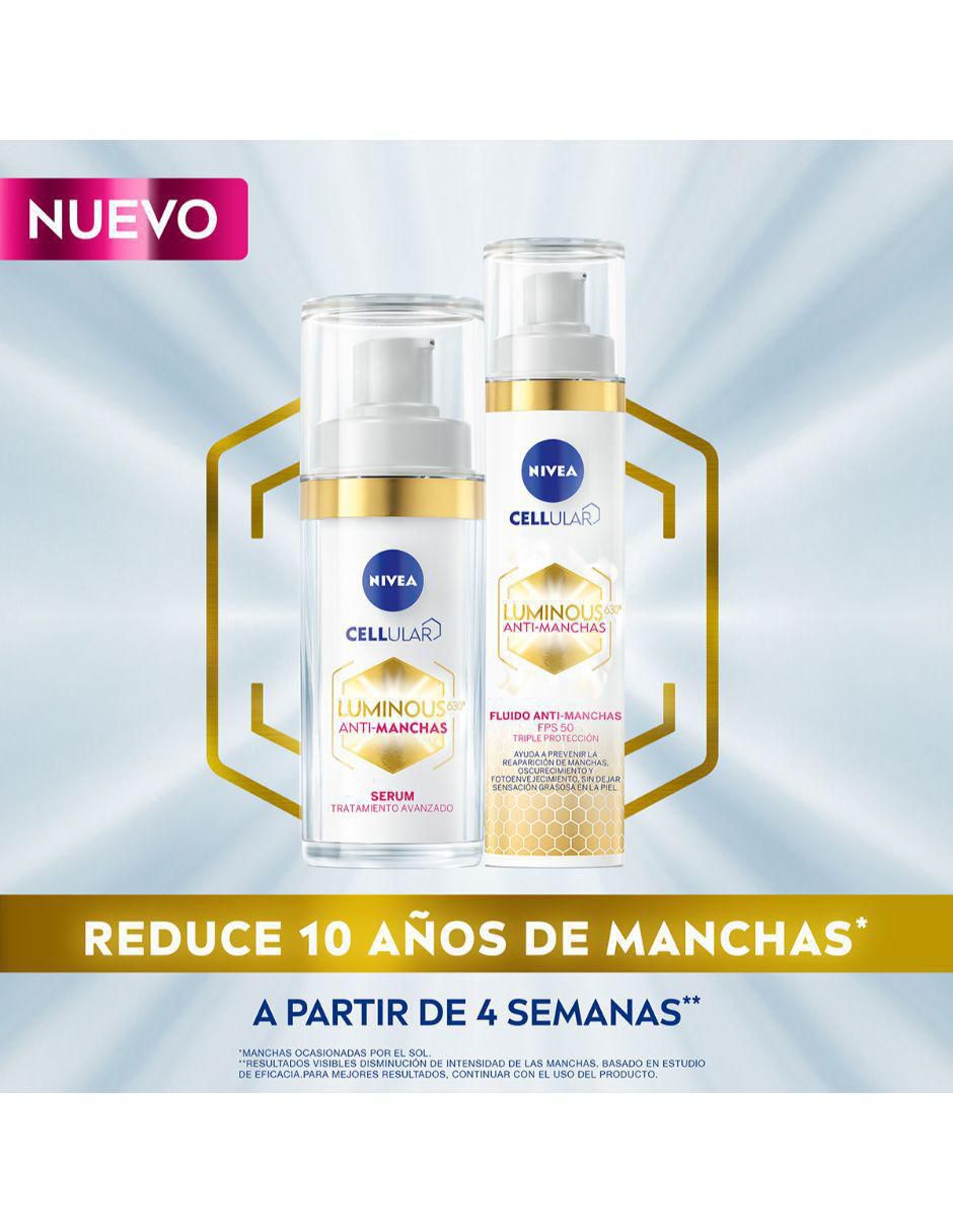 Set Crema hidratante de FPS 50 Serum Antimanchas Luminous Nivea