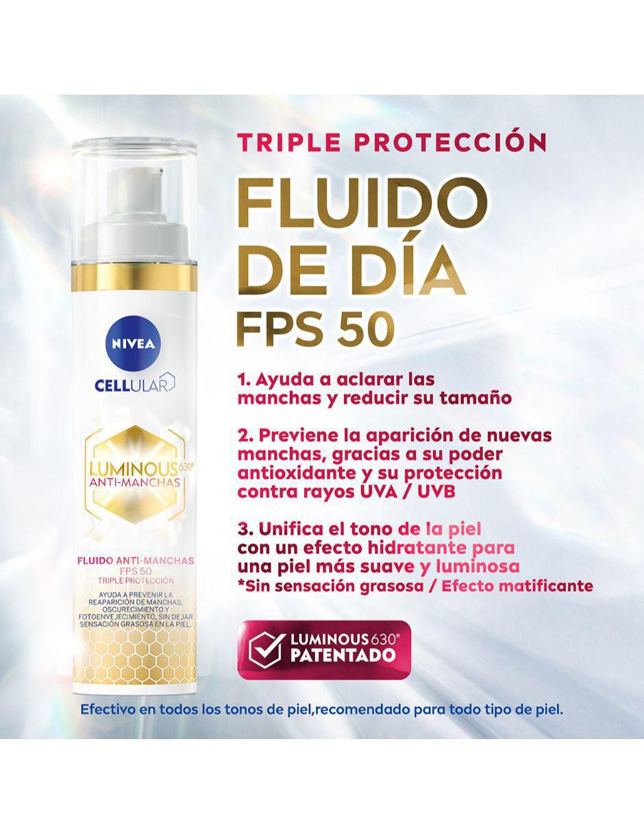 Set Crema hidratante de FPS 50 Serum Antimanchas Luminous Nivea 8