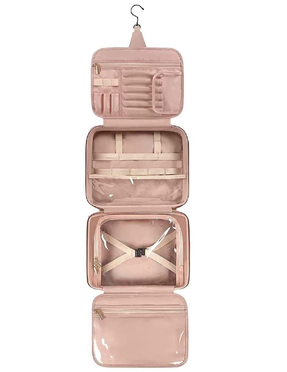 Cosmetiquera de viaje Genérico CU57 impermeable de cuero unisex 2