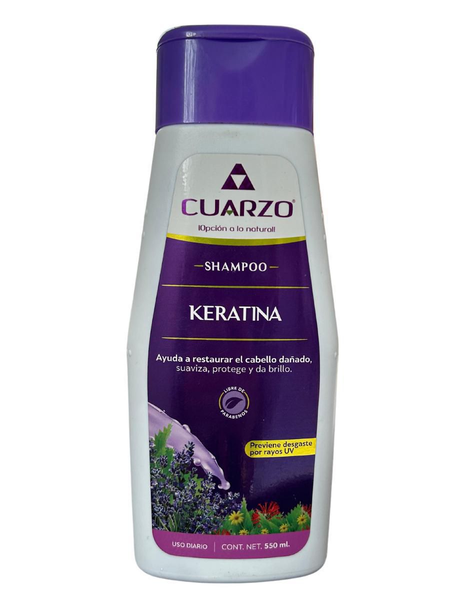 Shampoo hidratante para cabello crespo Keratina Cuarzo