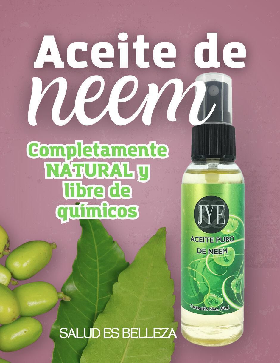 Aceite de Neem JYE 6 botellas de 60 ml cada una