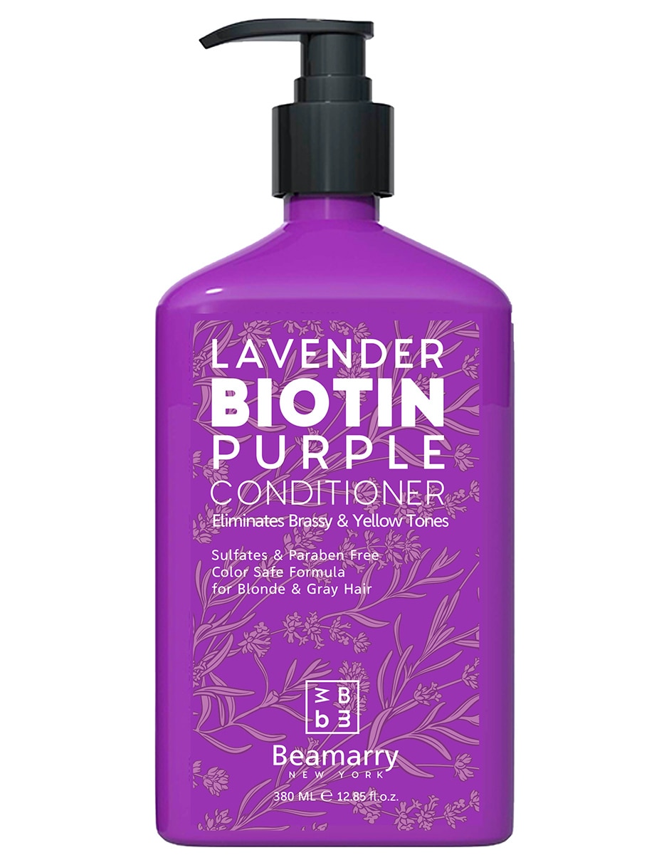 Acondicionador Lavanda Biotin Matizador para cabellos rubios y grises 380 ml