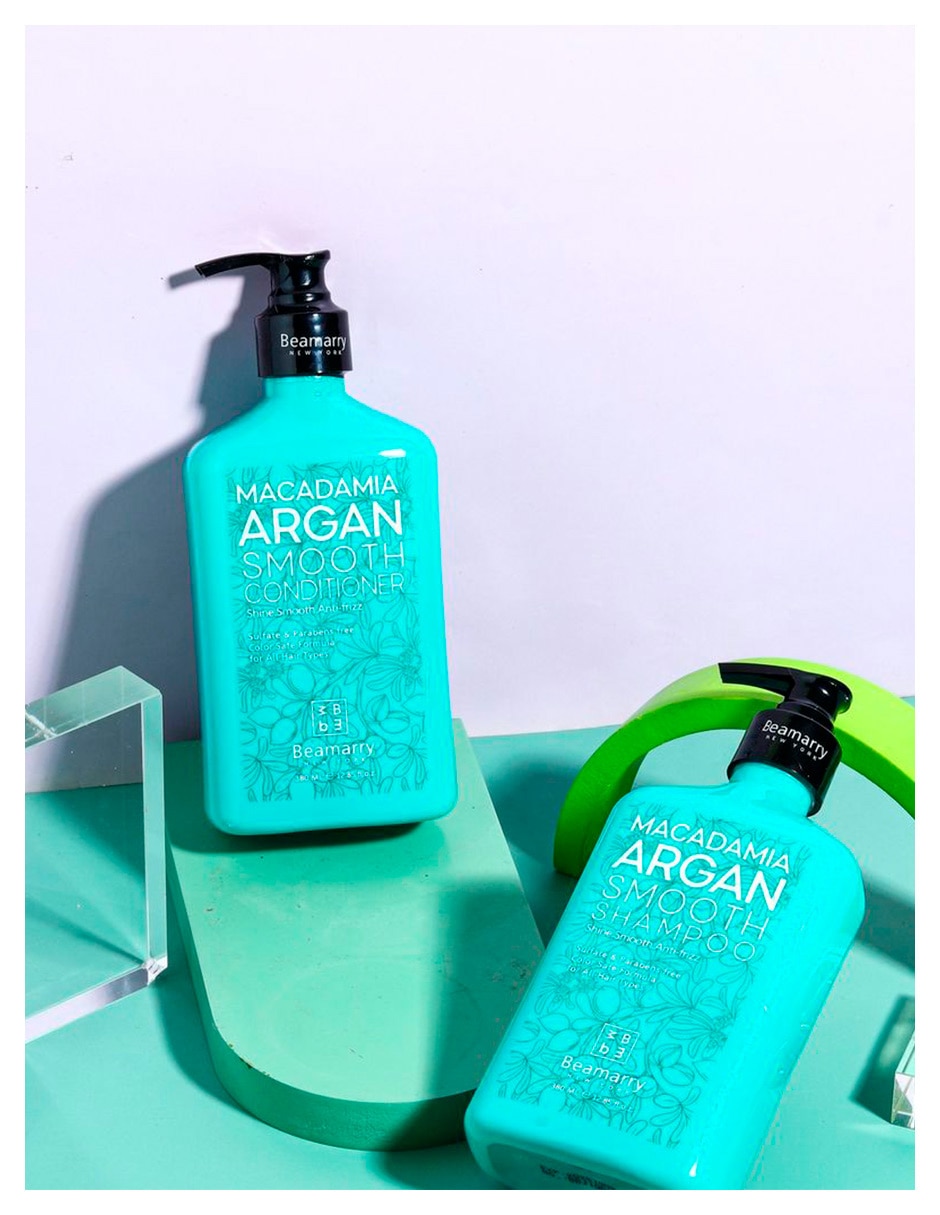 Acondicionador para cabello Macadamia Argan beamarry Hair Care 380 ml 3