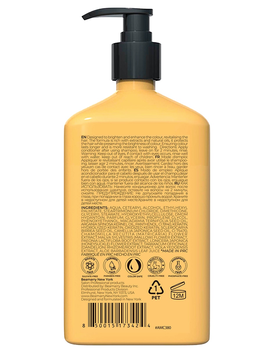Acondicionador Argán Marula para cabello teñido 380 ml 2