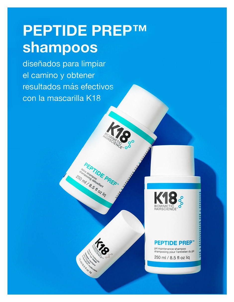 Shampoo para cabello Detox K18 Peptide Prep 6