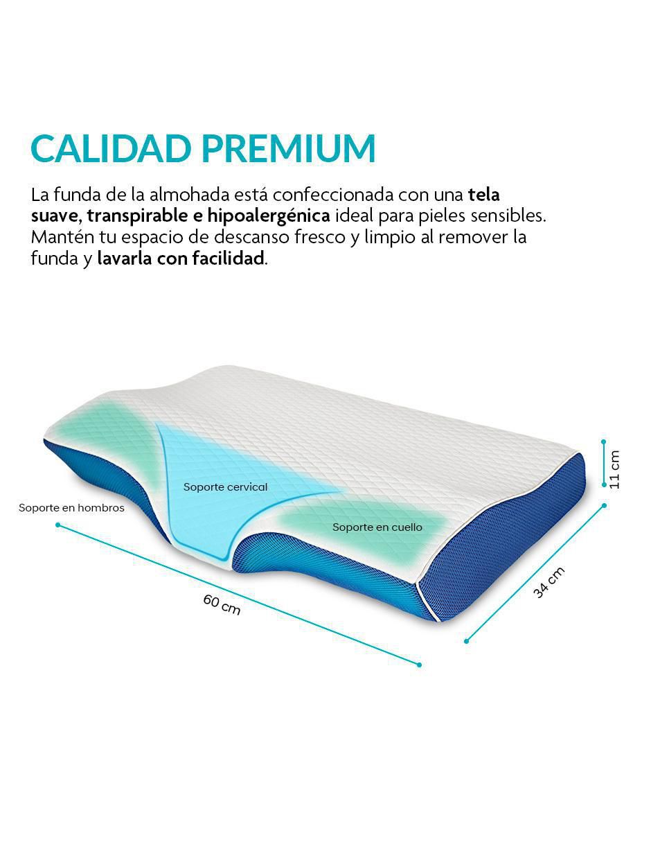 Almohada ortopédica firmeza alta 5