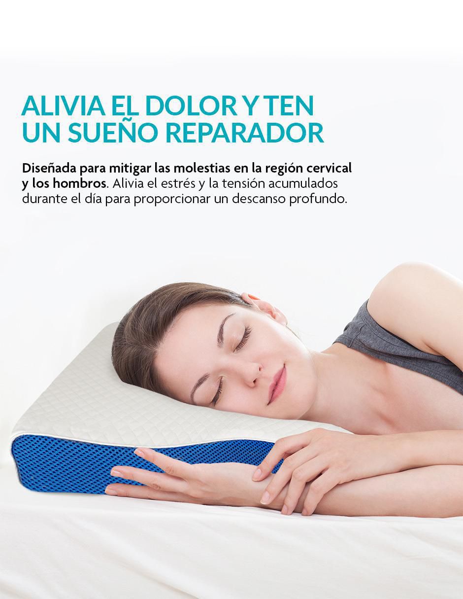 Almohada ortopedica Neurolux firmeza alta Suburbia