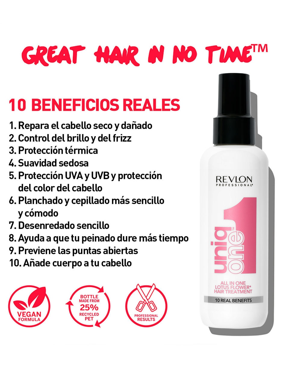 Spray para cabello todo tipo Uniq One 150 ml 3
