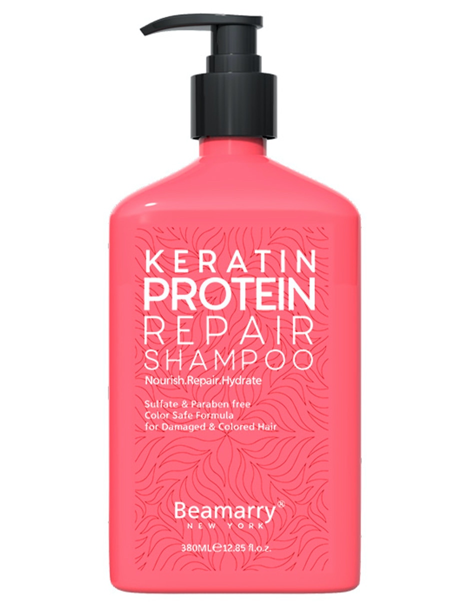 Shampoo reparador para cabello con keratina y proteínas