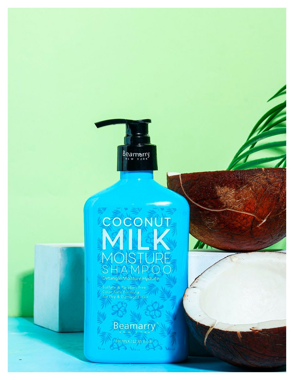 Shampoo hidratante para cabello de leche de coco 3