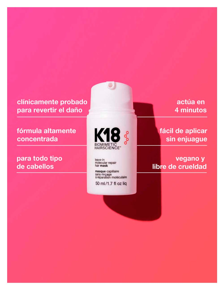 Crema para todo tipo de cabello Leave-in Molecular Repair Hair Mask para fortalecimiento 5