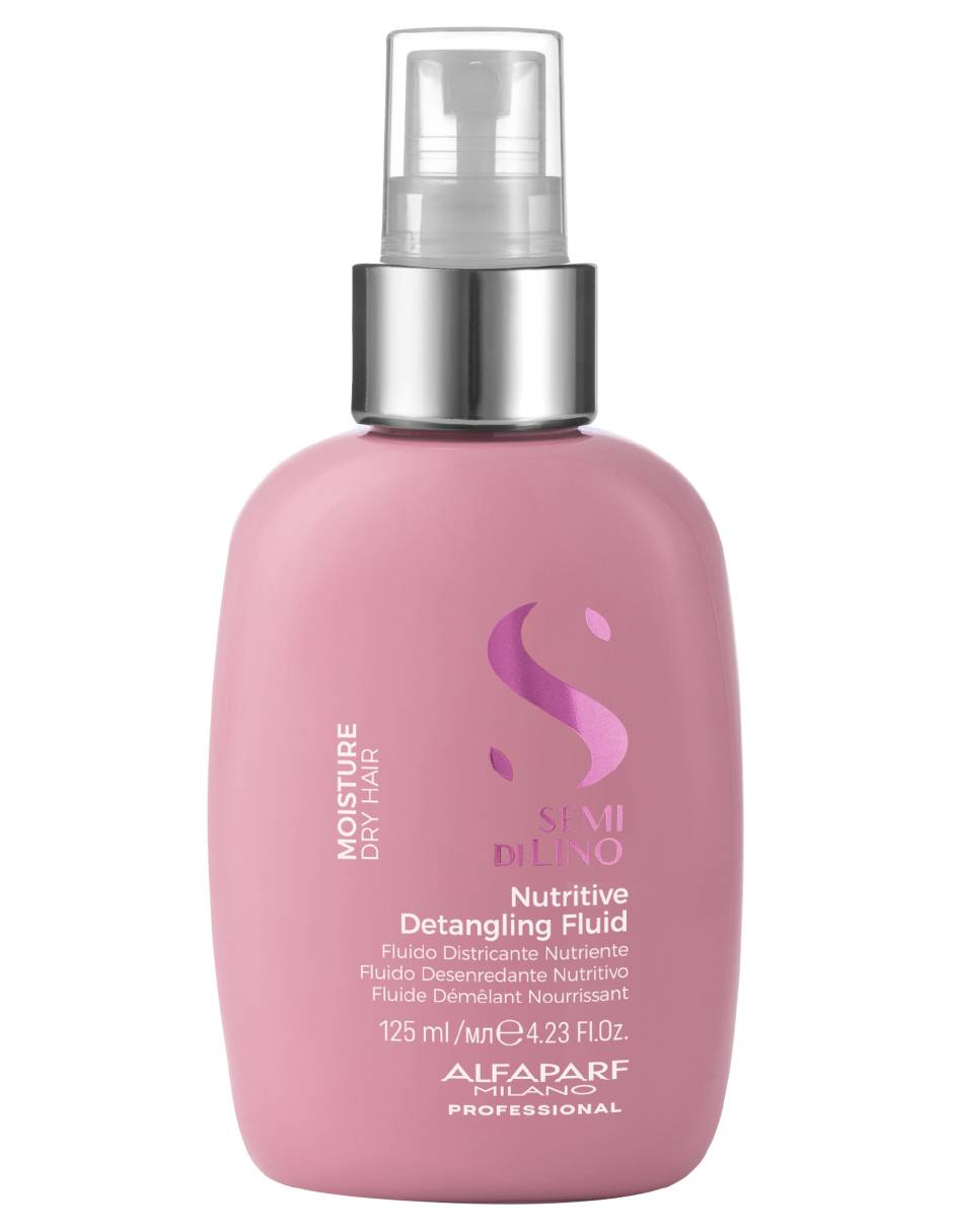 Crema para todo tipo de cabello Nutritive Detangling Fluid Semi Di Lino para hidratar