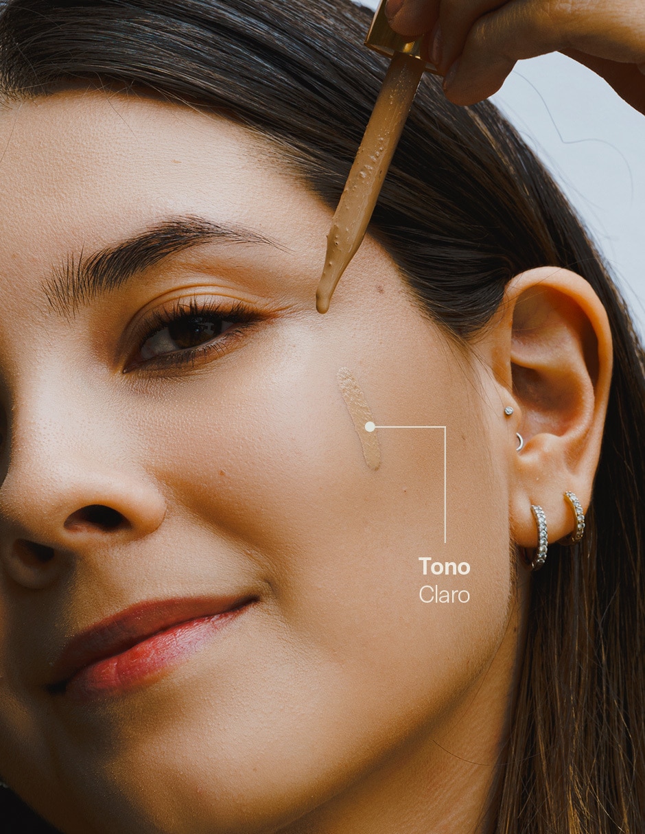Base de maquillaje líquido facial mate 3
