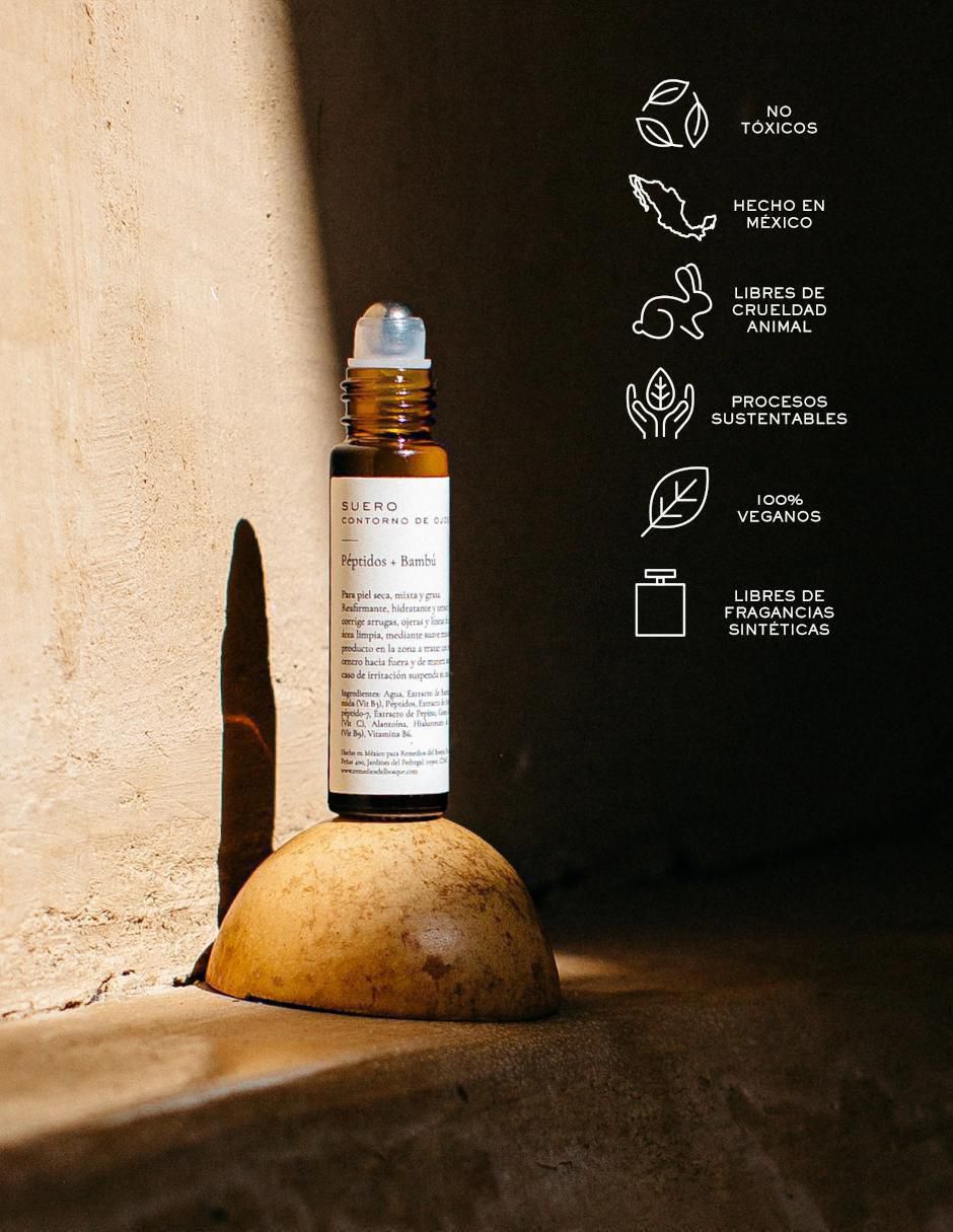 Sérum contorno de ojos Péptidos y Bambú todo tipo piel