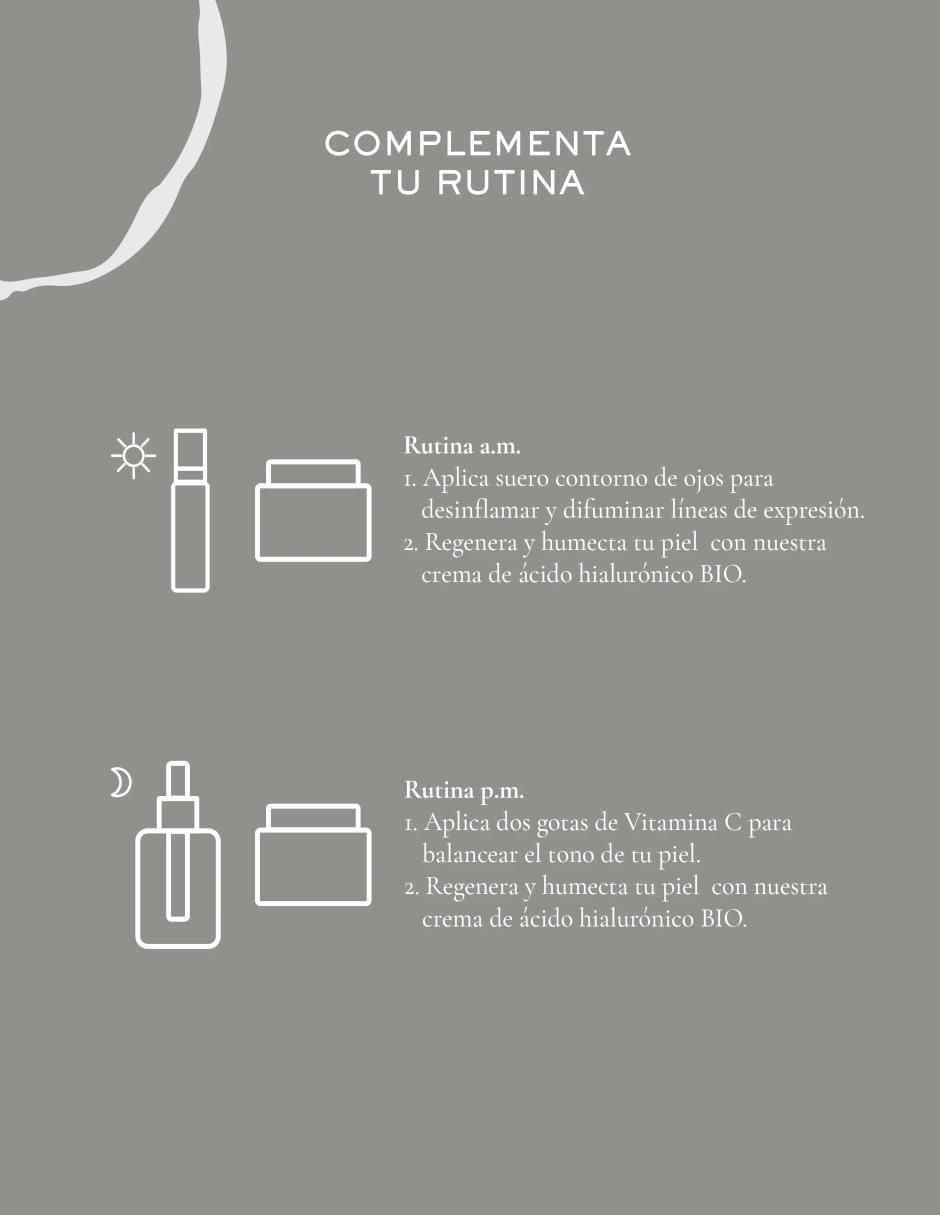 Sérum contorno de ojos Péptidos y Bambú todo tipo piel 5