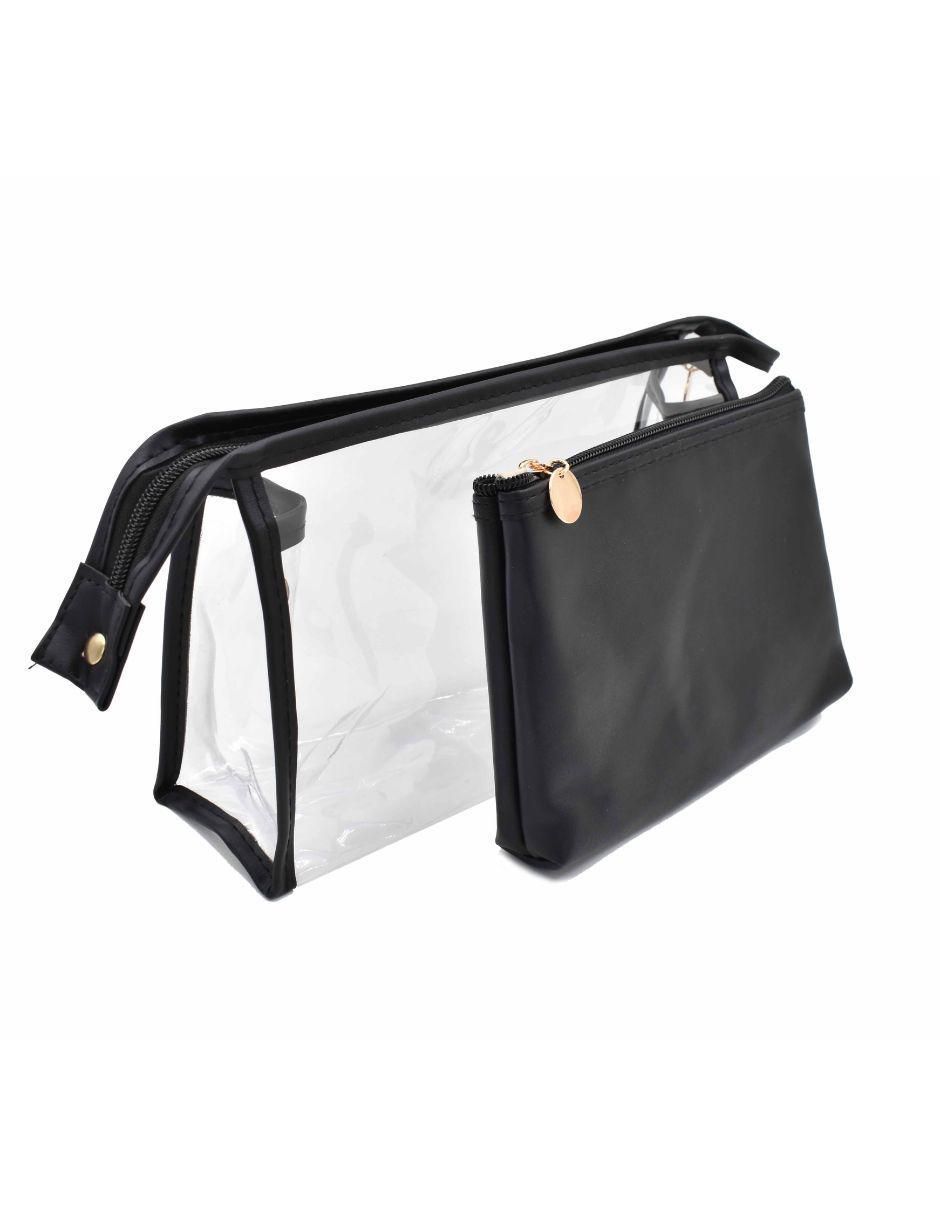 Neceser para maquillaje impermeable 2 piezas para mujer 2
