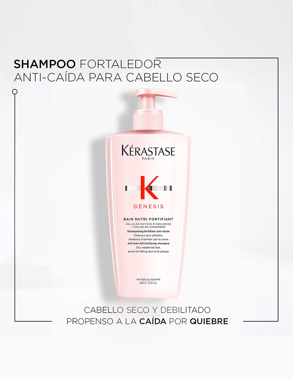Shampoo anticaída para cabello Bain Nutri-Fortifiant Kérastase Genesis 5