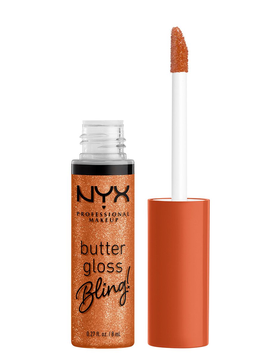 NYX BUTTER GLOSS BLING,NARANJA