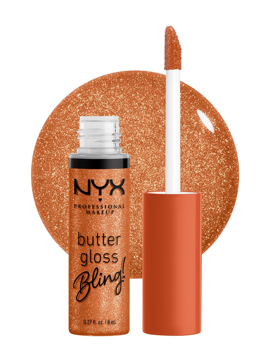 NYX BUTTER GLOSS BLING,NARANJA