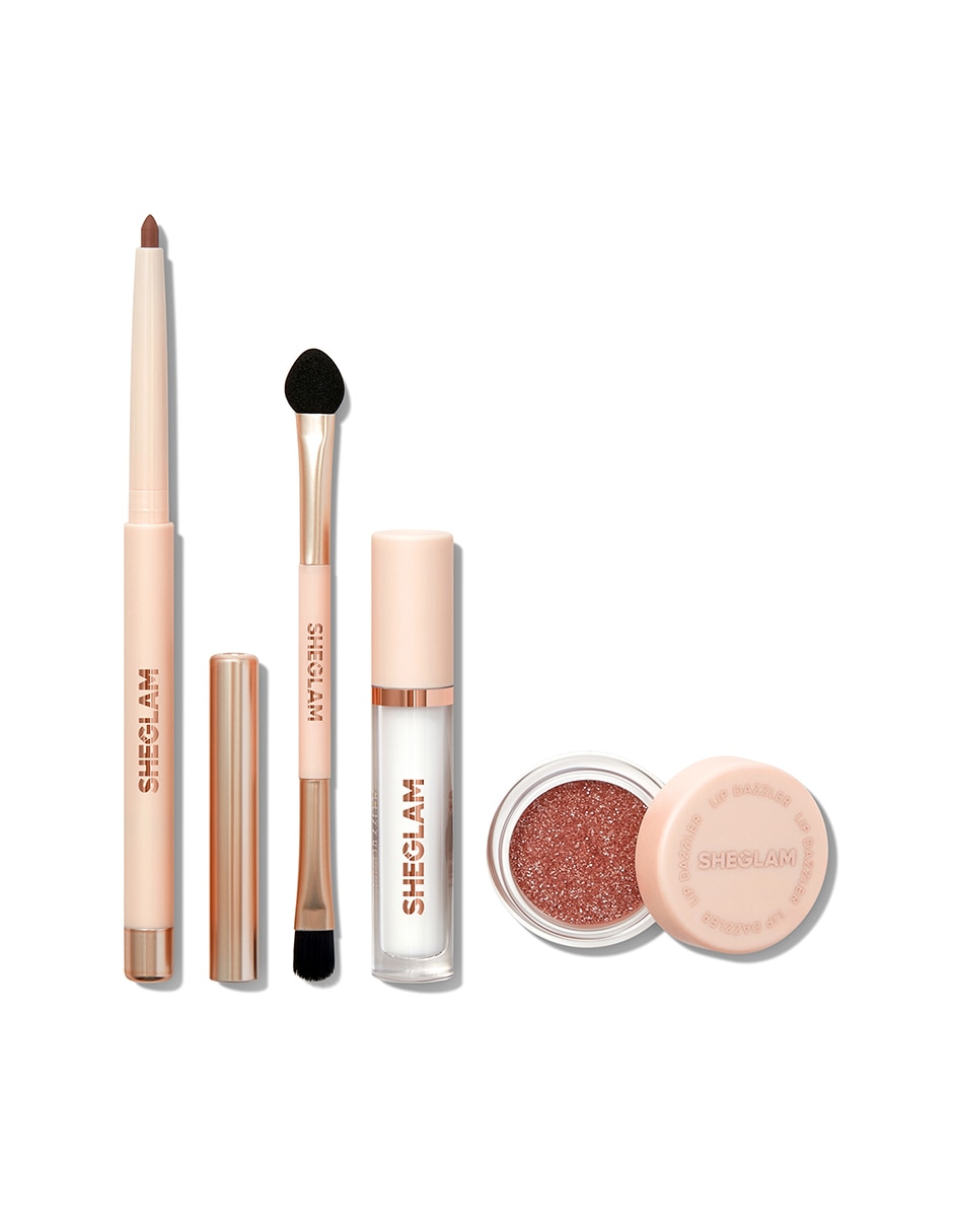 Set de maquillaje Lip Dazzler Glitter