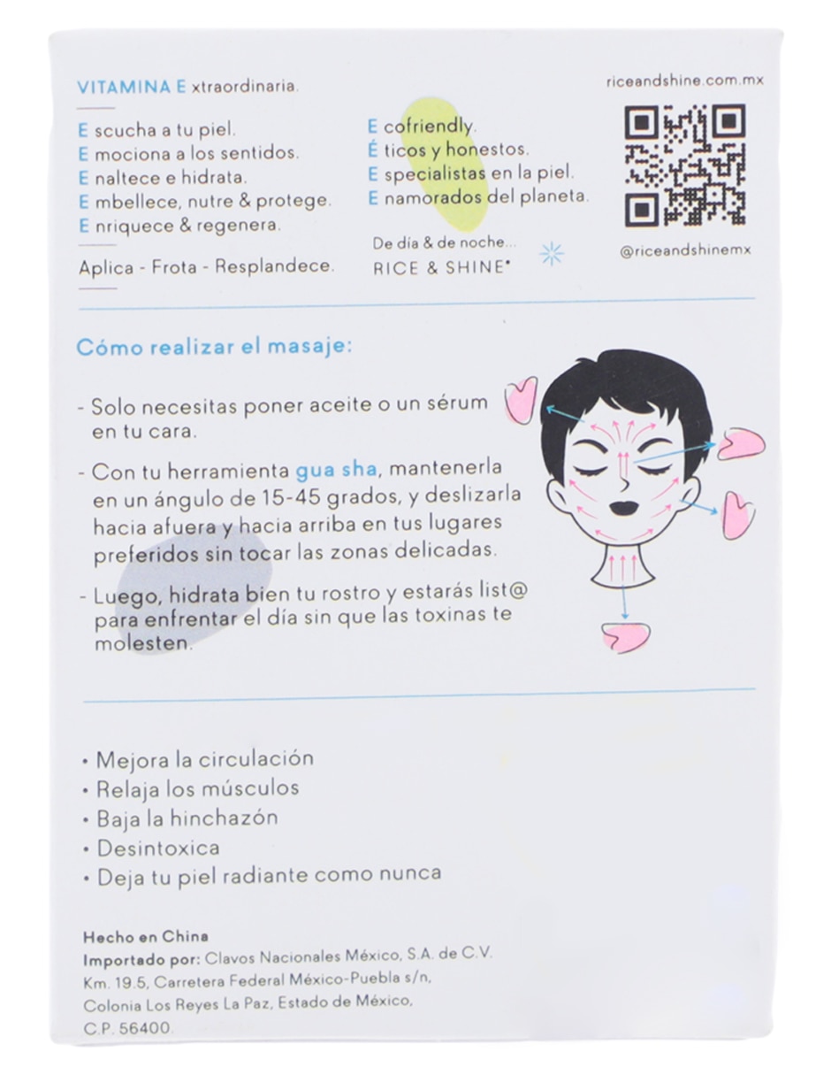 Aparato para reducción de bolsas y ojeras GUA SHA 3